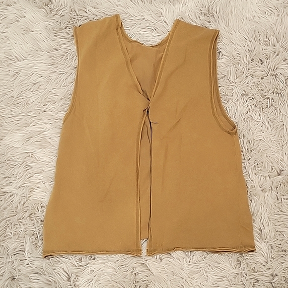 Free People Hot Shot Open Back Shorts Tank Set in Washed Tobacco NEW! - Picture 9 of 9